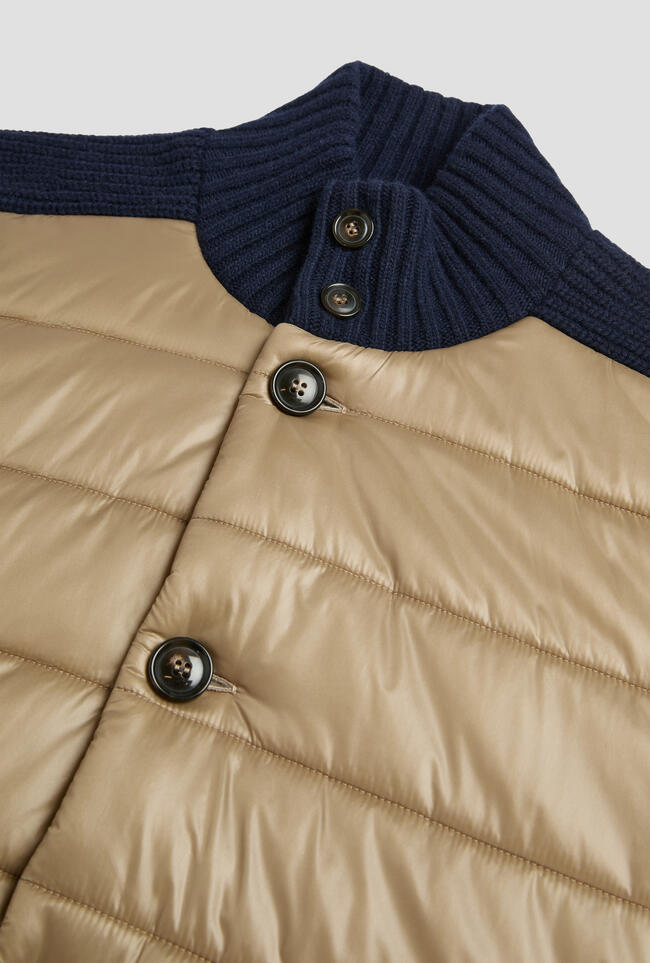 Giubbino imbottito con maniche e dettagli in maglia ROYAL RED - Ferrante | img vers.1300x/