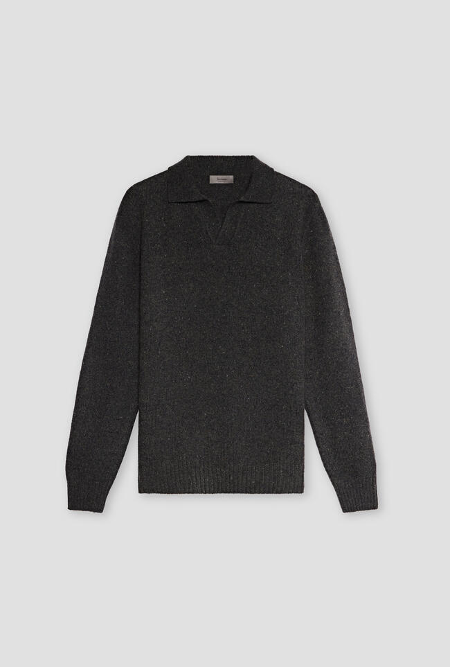 Polo senza bottoni in lana bottonata MAIN - Ferrante | img vers.1300x/