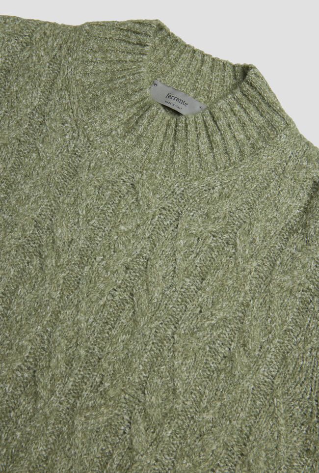 Mezzocollo a treccia moulinè MAIN - Ferrante | img vers.1300x/