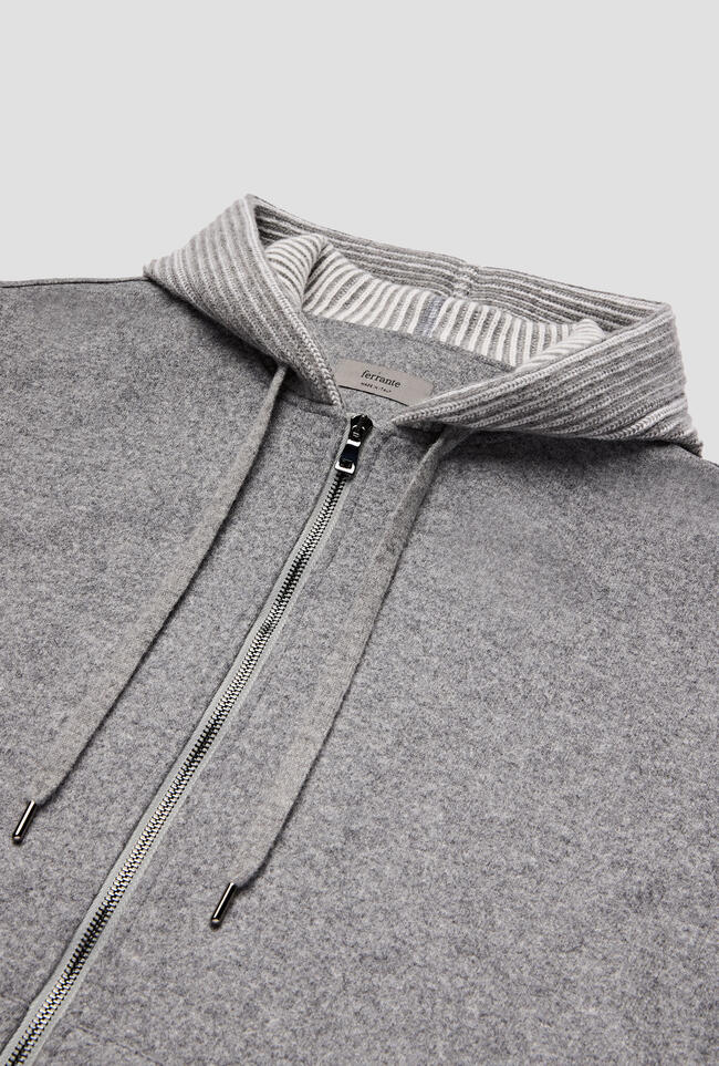 Felpa in tessuto e maglia vanisé MAIN - Ferrante | img vers.1300x/