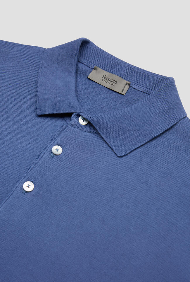 Polo tinta in puro cotone ESSENTIAL - Ferrante | img vers.1300x/