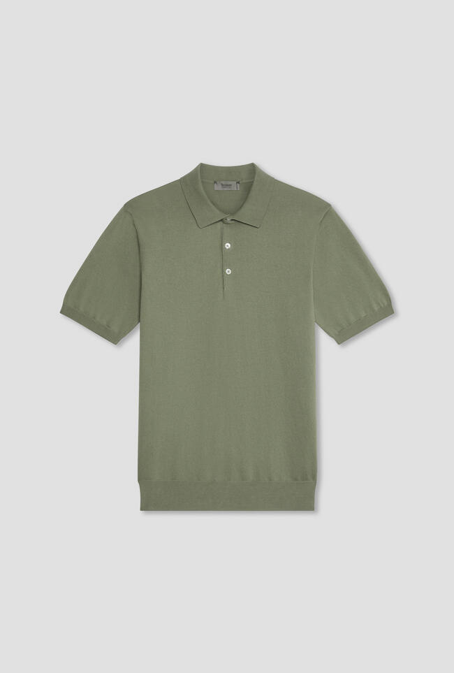 Polo tinta in puro cotone ESSENTIAL - Ferrante | img vers.1300x/