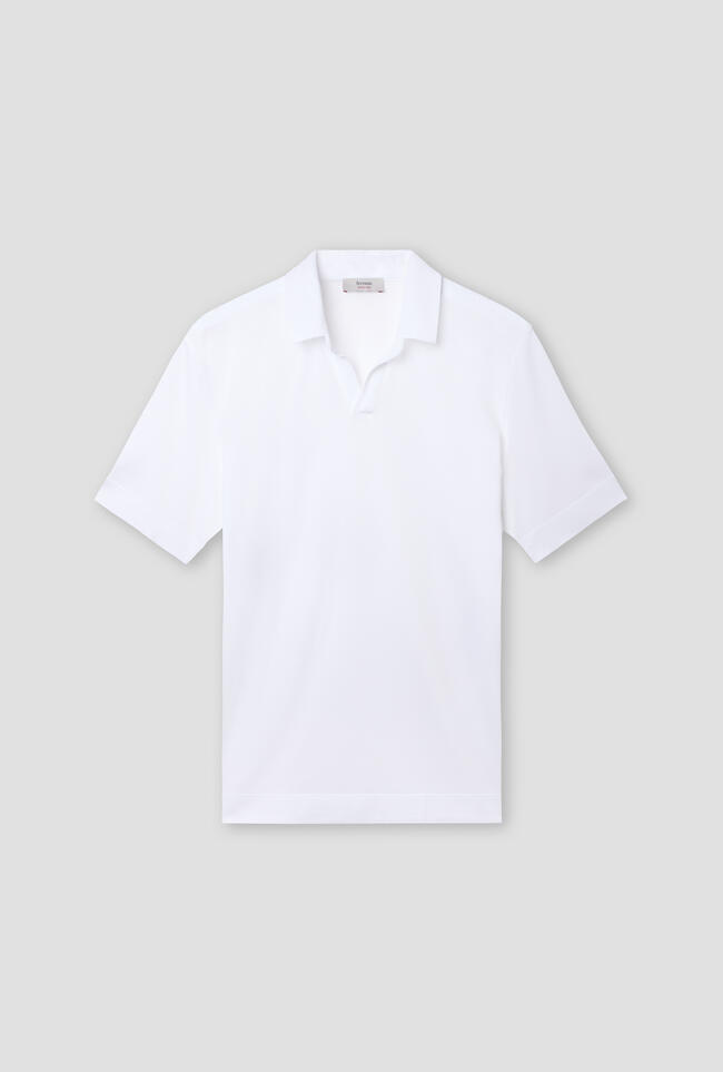 Polo in jersey senza bottoni ROYAL RED - Ferrante | img vers.1300x/