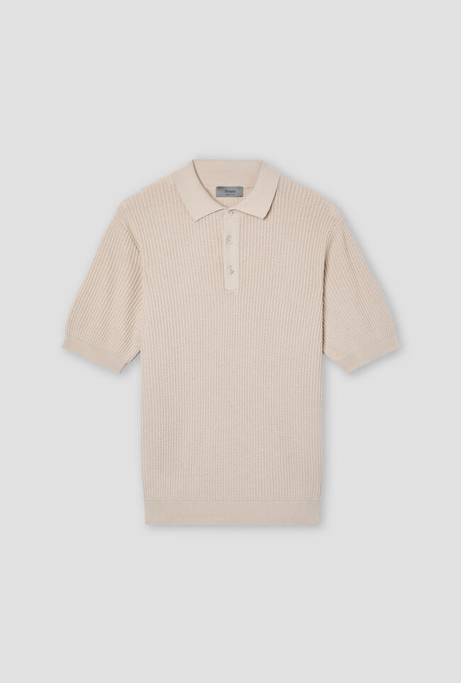 Polo con lavorazione a treccia MAIN - Ferrante | img vers.1300x/