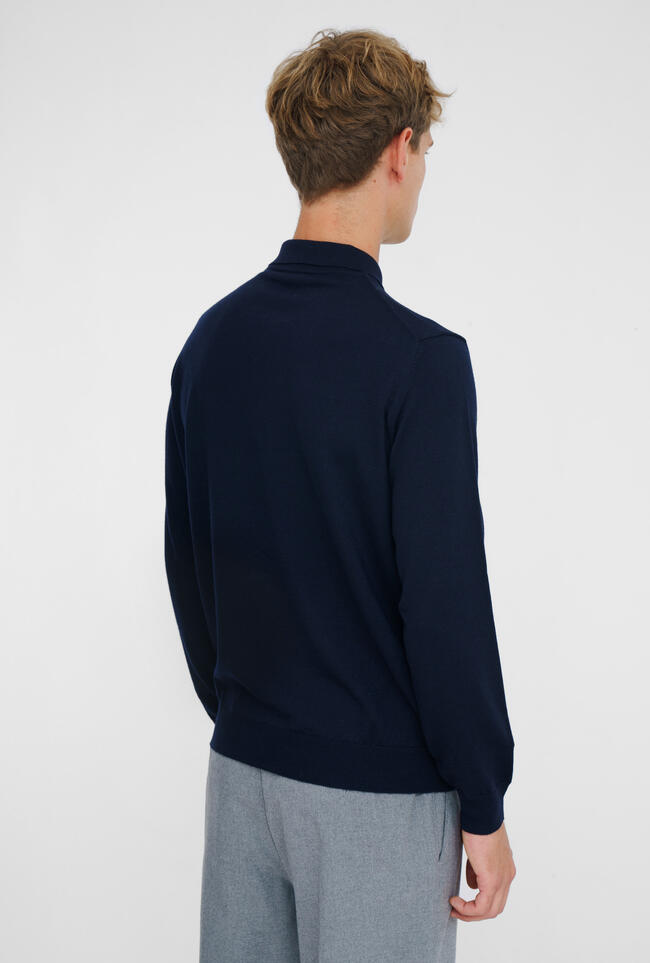 Polo in pura lana pettinata ESSENTIAL - Ferrante | img vers.1300x/