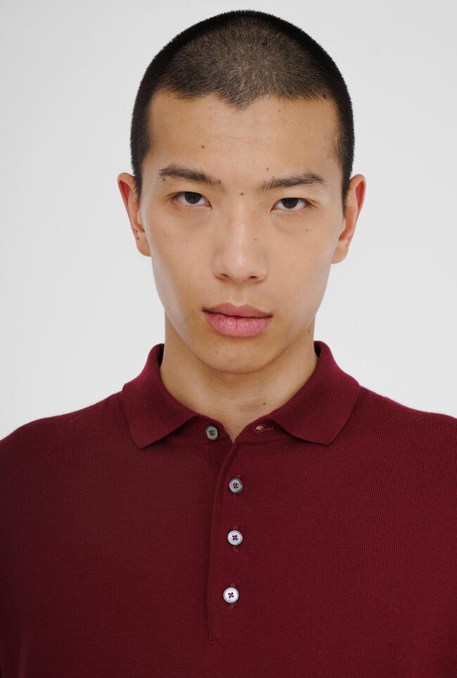 Polo in pura lana pettinata ESSENTIAL - Ferrante | img vers.1300x/