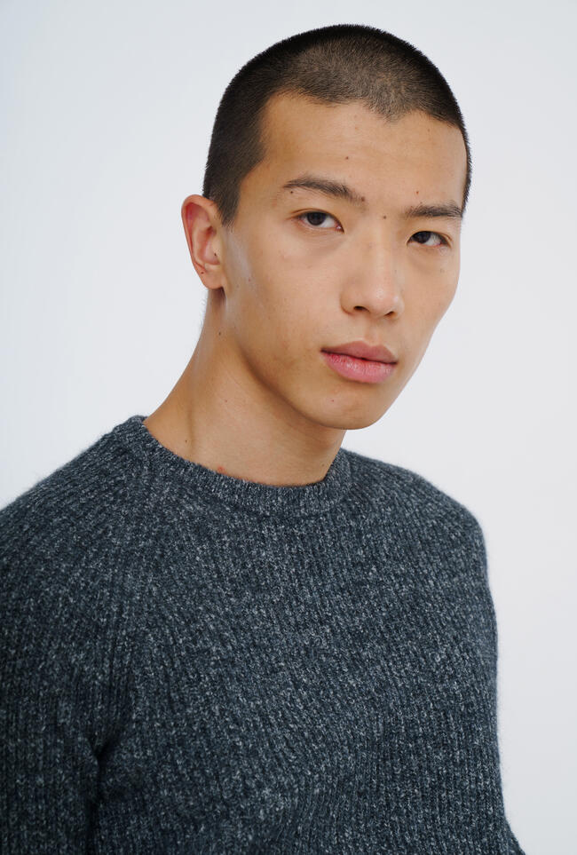 Girocollo raglan in maglia inglese ROYAL RED - Ferrante | img vers.1300x/