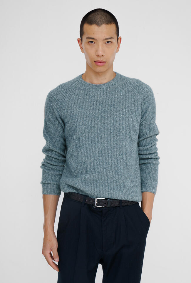 Girocollo raglan in maglia inglese ROYAL RED - Ferrante | img vers.1300x/