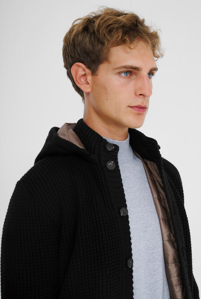 Giubbino in maglia con cappuccio MAIN - Ferrante | img vers.1300x/