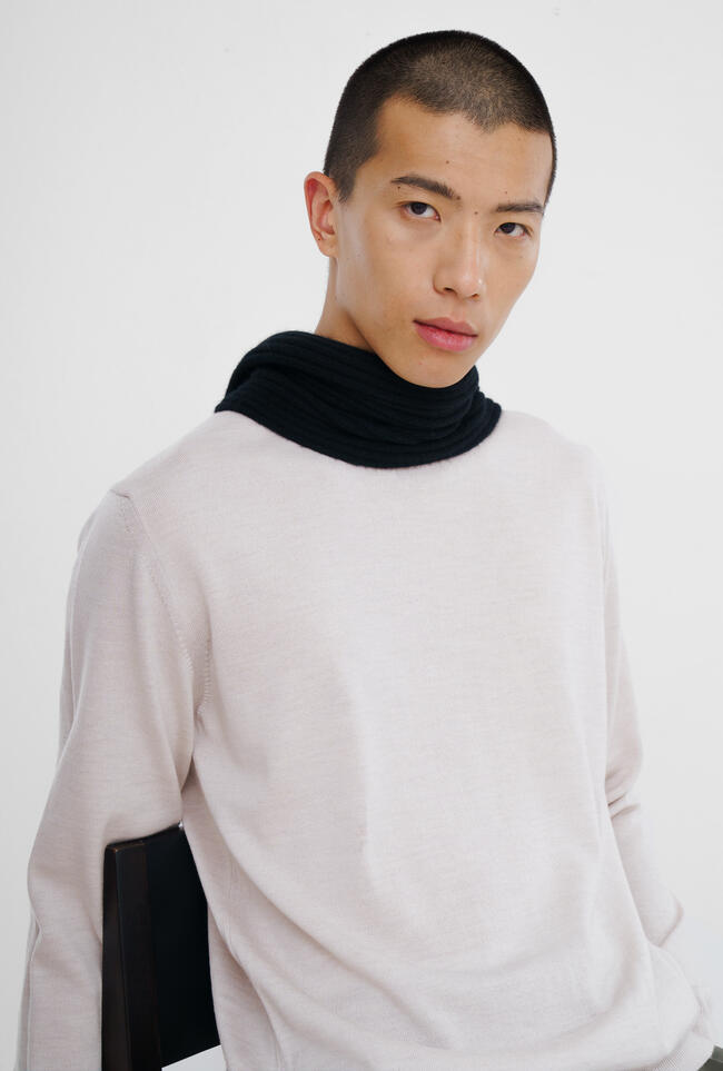 Girocollo in lana pettinata ESSENTIAL - Ferrante | img vers.1300x/