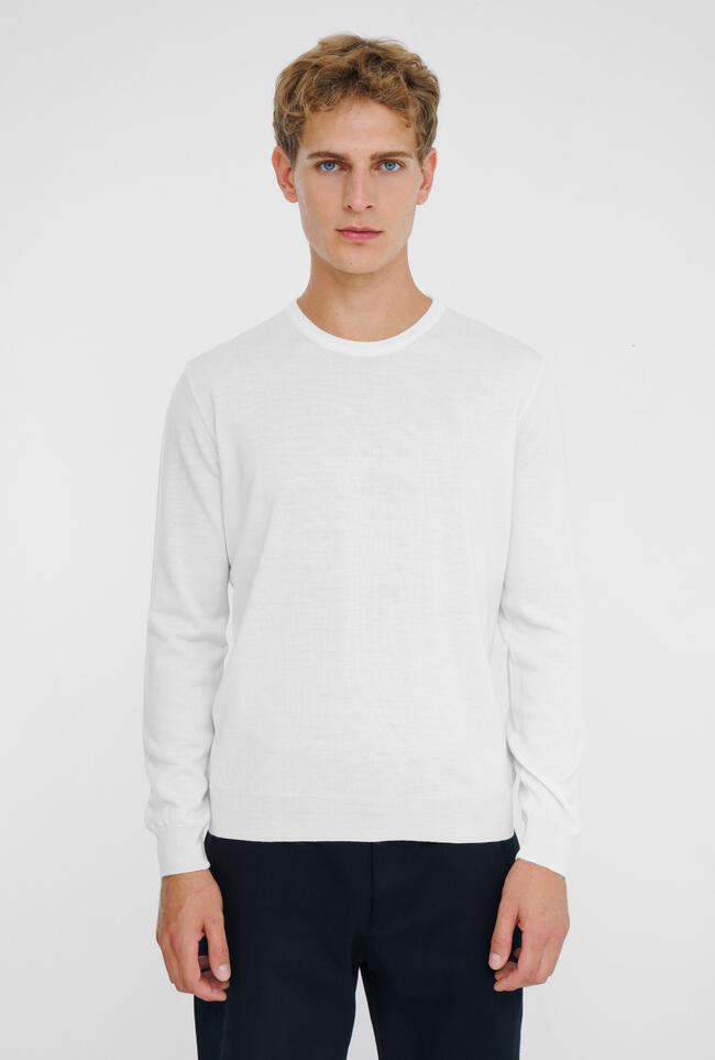 Girocollo in lana pettinata ESSENTIAL - Ferrante | img vers.1300x/