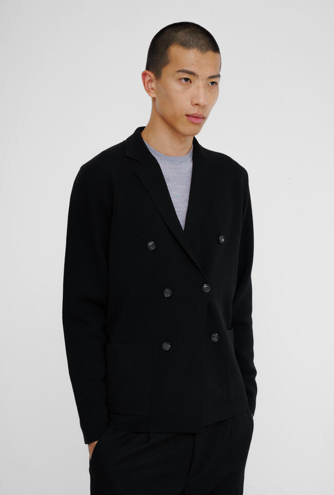 Giacca in maglia doppiopetto MAIN - Ferrante | img vers.1300x/