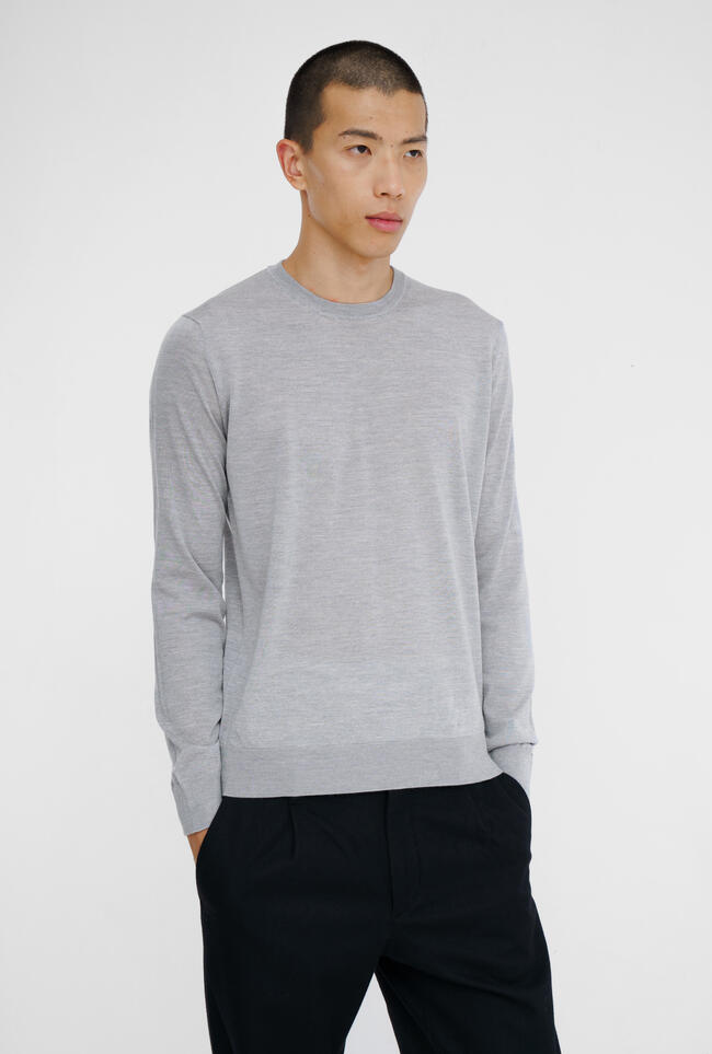 Girocollo in pura lana extralight ROYAL RED - Ferrante | img vers.1300x/