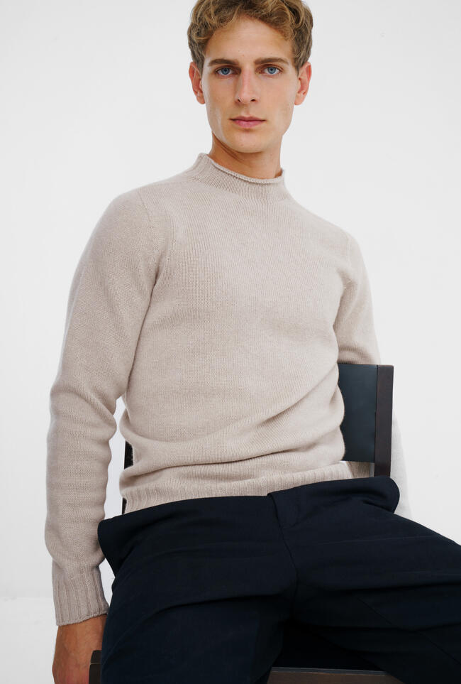 Lupetto in lana e cashmere ROYAL RED - Ferrante | img vers.1300x/