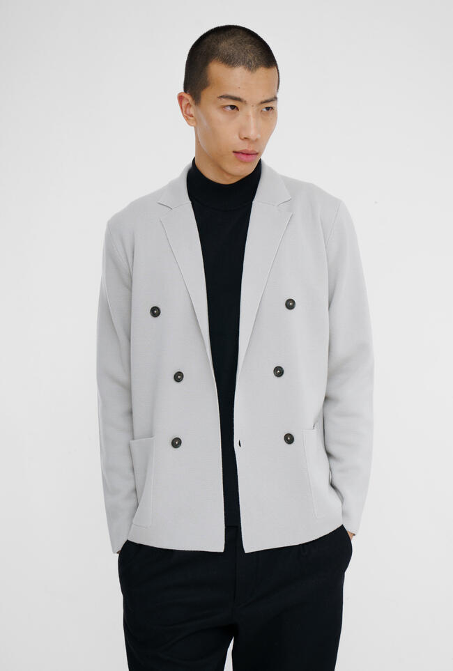 Giacca in maglia doppiopetto MAIN - Ferrante | img vers.1300x/