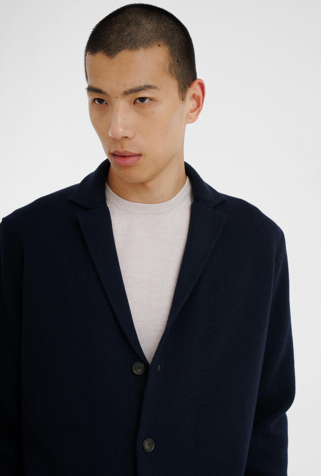 Giacca in maglia in pura lana MAIN - Ferrante | img vers.1300x/