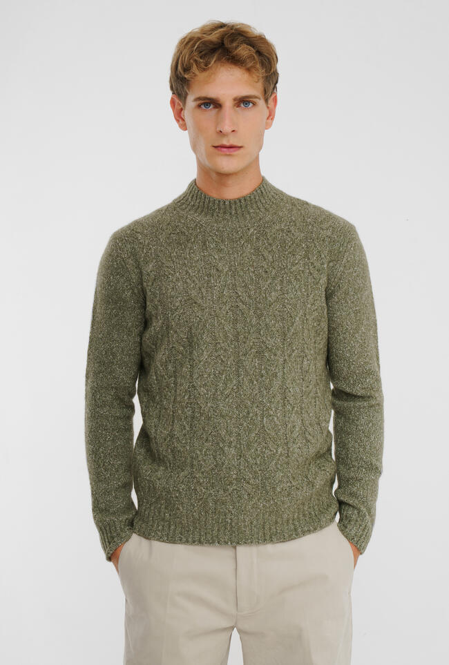 Mezzocollo a treccia moulinè MAIN - Ferrante | img vers.1300x/