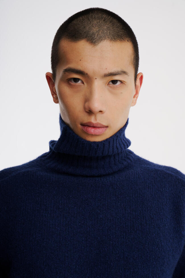 Dolcevita in cashmere malfilè ROYAL RED - Ferrante | img vers.1300x/