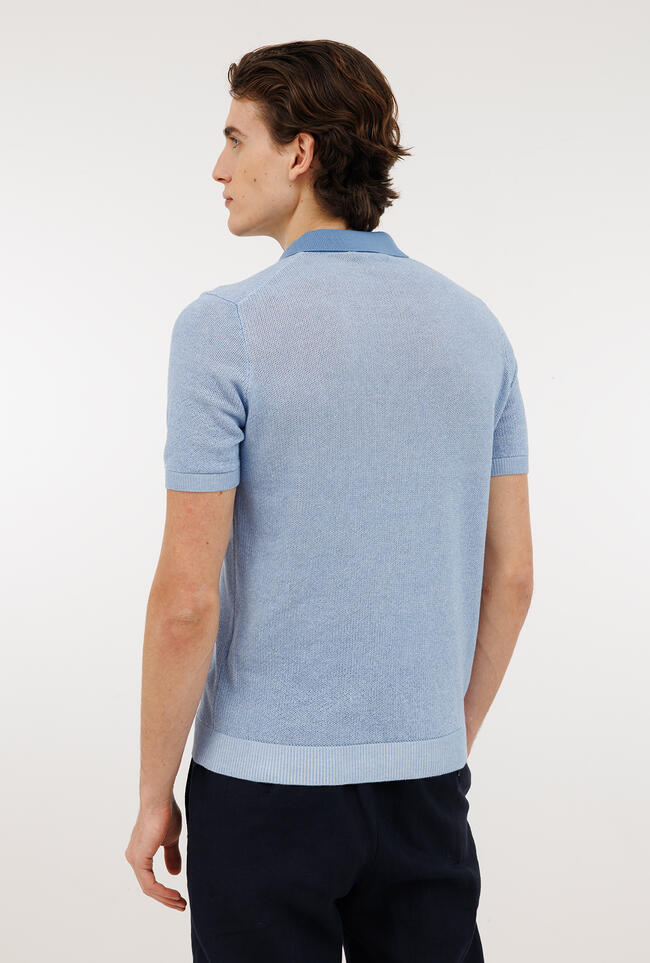 Polo vanisè senza bottoni MAIN - Ferrante | img vers.1300x/