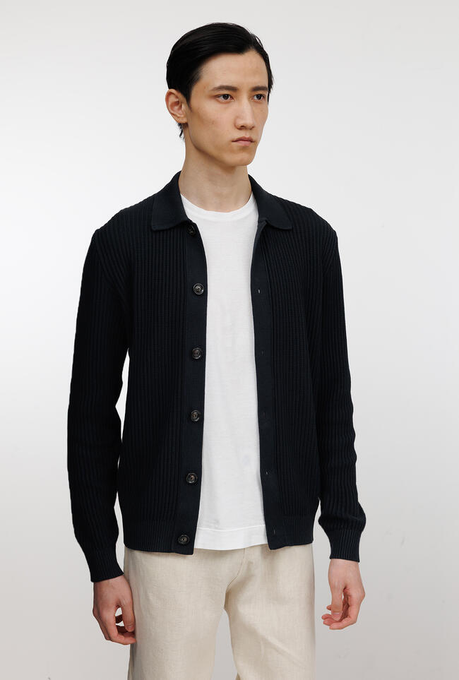 Giacca camicia tinta in puro cotone MAIN - Ferrante | img vers.1300x/